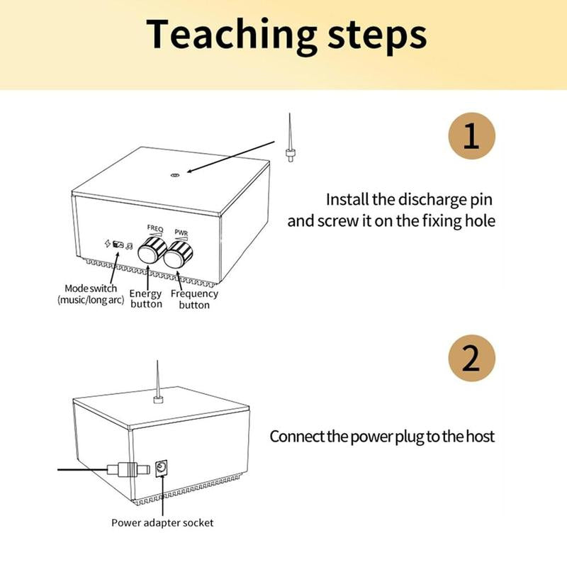 Hand Touch Sensor Electric Arc Light, Music Tesla Coil Light, Novelty Lighting for Home, Party & Holiday Decoration