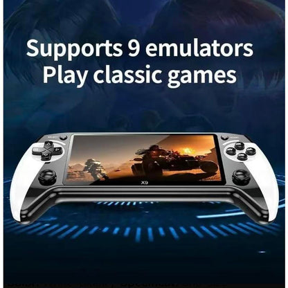 X9 Handheld Game Console, Rechargeableportable Game Console with Built-In 10 Emulatorgames,Handheld Game Console for Home &Travel,Protective,Gaming Products,Controllergrips,Durability Консоль Gameboy Overstockcollectibles Game Stick Pro