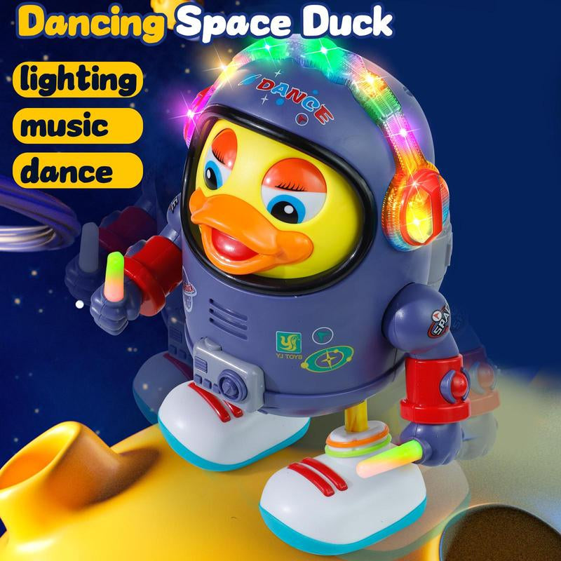 Delightful Dancing Space Duck Toy with Music & LED Lights – The Perfect Interactive Gift for Toddlers and Kids!