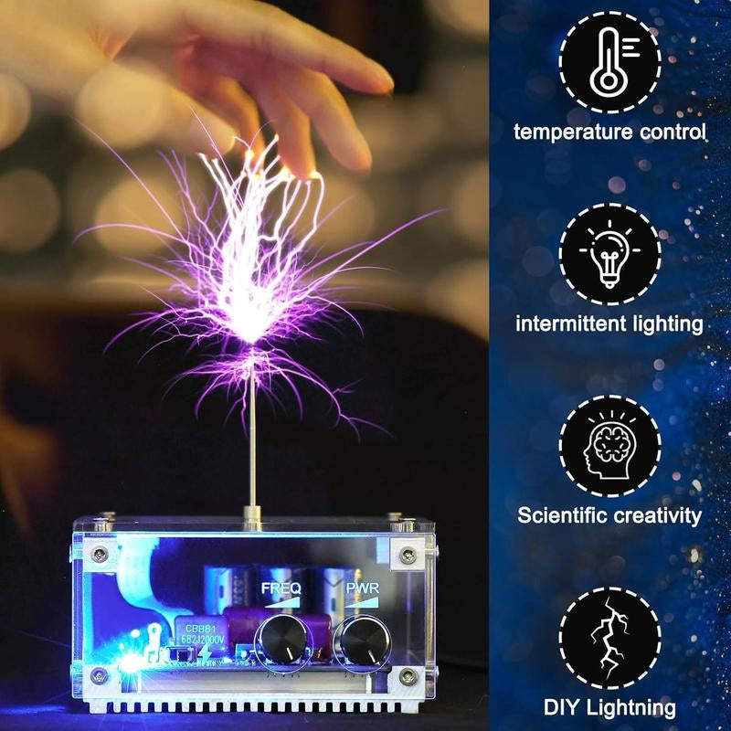 Hand Touch Sensor Electric Arc Light, Music Tesla Coil Light, Novelty Lighting for Home, Party & Holiday Decoration
