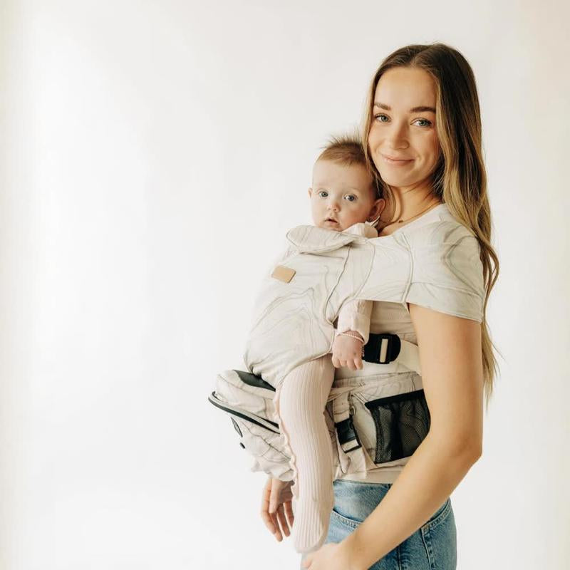 Experience Hands-Free Comfort with the Tushbaby Hip Seat Carrier for Babies and Toddlers up to 36 Months or 45 Pounds