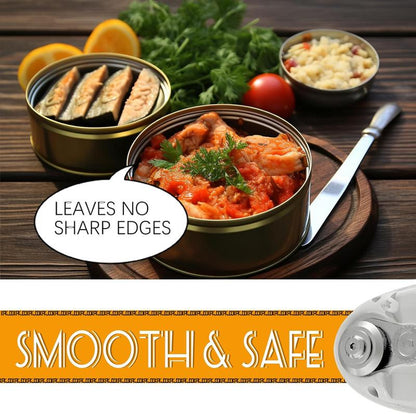 One Touch Electric Can Opener Fits Almost All Can Sizes for Seniors with Arthritis, Hand Held Battery Operated Can Opener with Smooth Edge, Food Safe Kitchen Gadgets Automatic Can Opener for Kitchen（White）