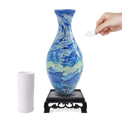 SLOOPYHLA 3D Puzzle Flower Vase – 160-Piece DIY Fun for Home & Office Decor Crafts Crafts