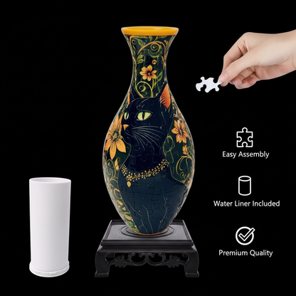 SLOOPYHLA 3D Puzzle Flower Vase – 160-Piece DIY Fun for Home & Office Decor Crafts Crafts