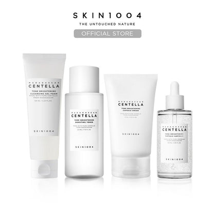 [SKIN1004 Official Shop] Tone Brightening Set | Gel Foam + Toner + Niacinamide Ampoule + Cream , Reduces Dark Spots