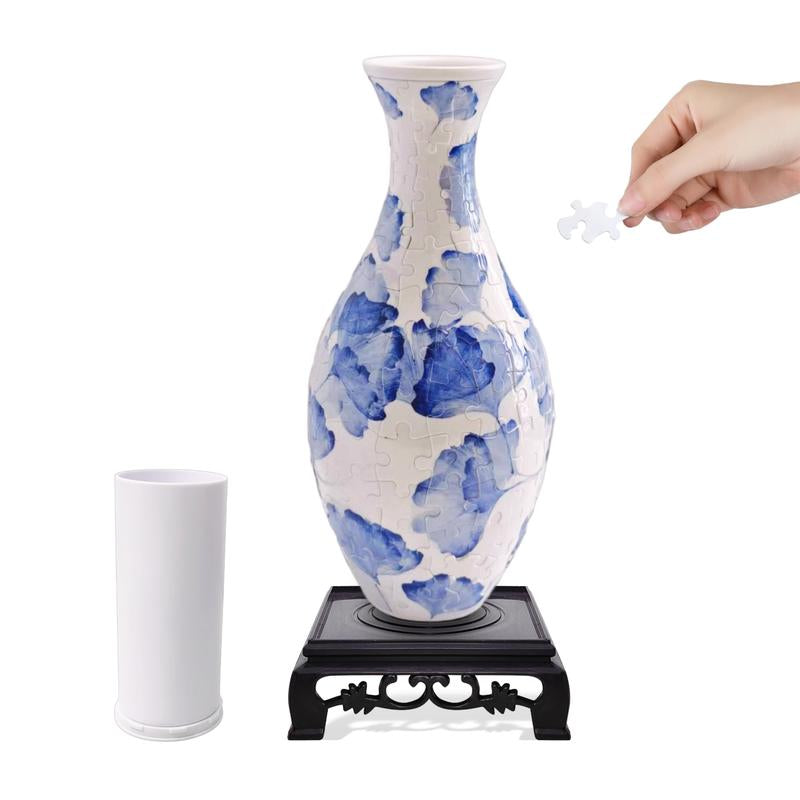 SLOOPYHLA 3D Puzzle Flower Vase – 160-Piece DIY Fun for Home & Office Decor Crafts Crafts