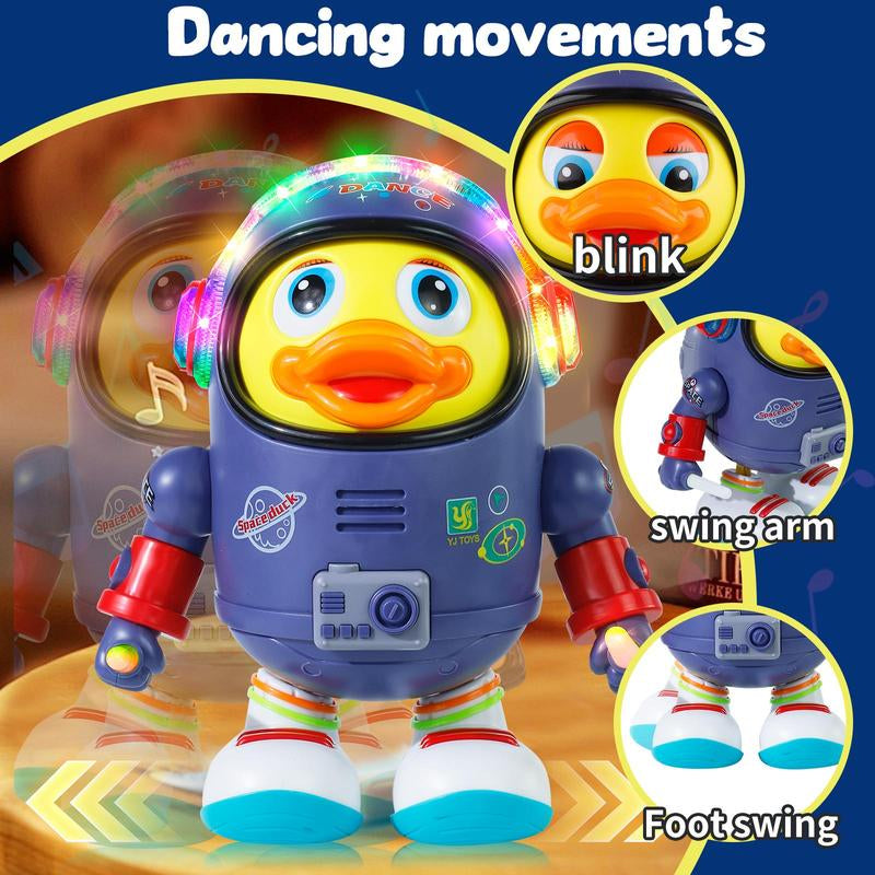 Delightful Dancing Space Duck Toy with Music & LED Lights – The Perfect Interactive Gift for Toddlers and Kids!