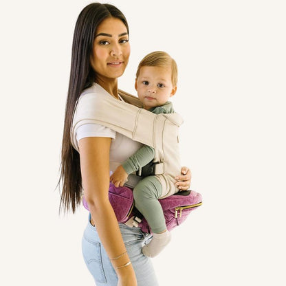 Experience Hands-Free Comfort with the Tushbaby Hip Seat Carrier for Babies and Toddlers up to 36 Months or 45 Pounds