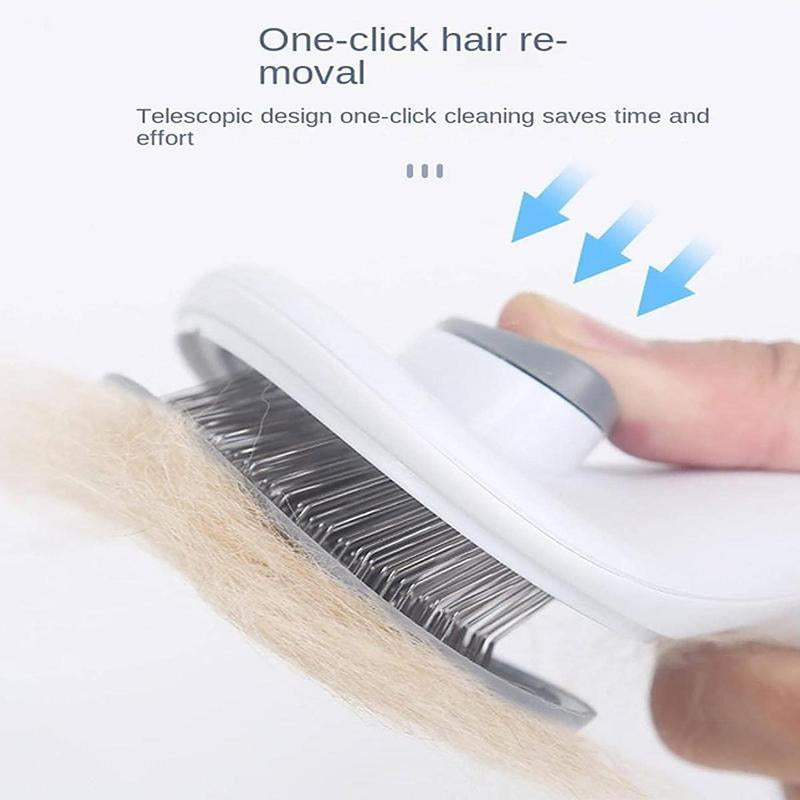 Pet Grooming Brush, Cat & Dog Hair Removal Massage Comb, Pet Grooming Tool for Removing Loose and Tangled Hairs, Pet Products, Valentine'S Day Gift