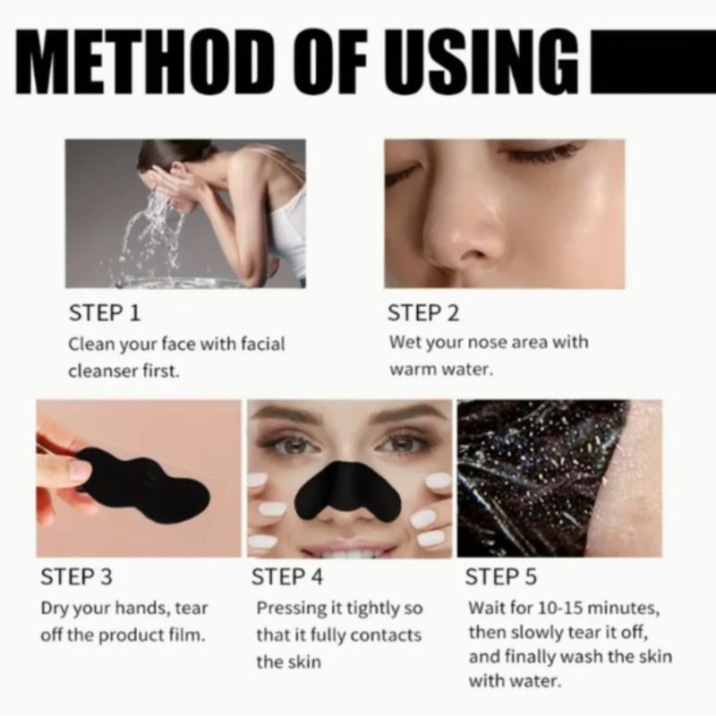 Deep Cleansing Nose Patch, Nose Patches for Improving Blackhead, Pimple, Acne, Zit, Deep Cleaning Nose Strips for Blackhead Removal, Skincare Products for Women & Men