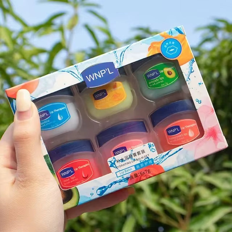 8/6/4Pcs Moisturizing Lip Balm Set Lip Care Moisturizing Base Natural Plant Base Moisturizing Crack Lip Care Jelly Moisturizer