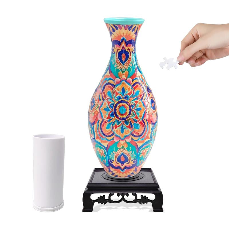 SLOOPYHLA 3D Puzzle Flower Vase – 160-Piece DIY Fun for Home & Office Decor Crafts Crafts