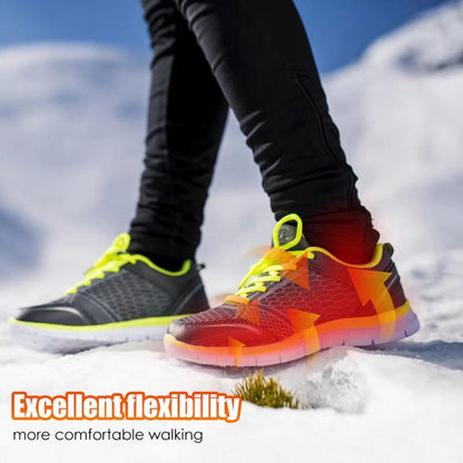 Stay Warm This Winter with Our USB Rechargeable Three-Speed Electric Heating Insoles - Perfect for Skiing and Outdoor Adventures!