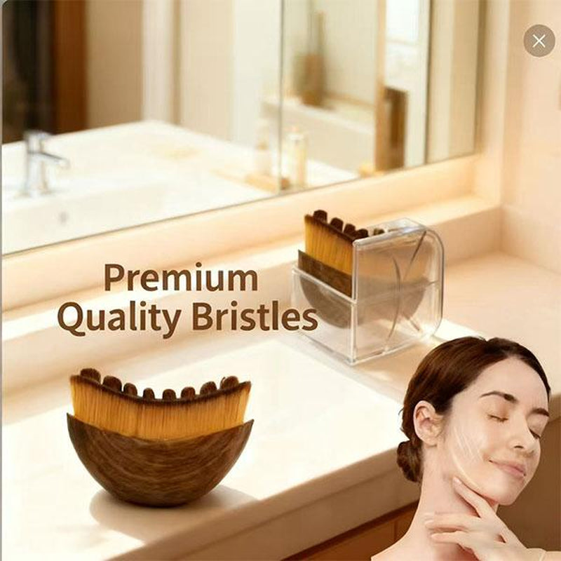 Lymphatic Drainage Face Brush – Jawline & Chin Sculpting Dry Brushing Massager for Facial Fatigue Relief, Ergonomic Design for Precise Skin Fit (1PCS)