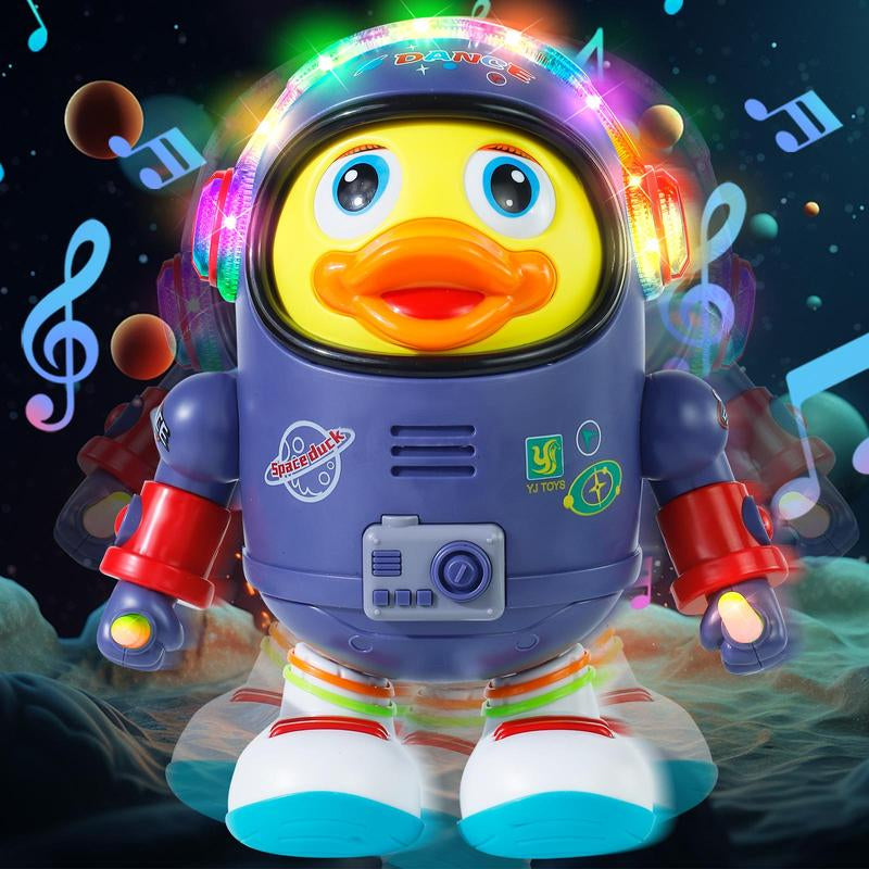 Delightful Dancing Space Duck Toy with Music & LED Lights – The Perfect Interactive Gift for Toddlers and Kids!