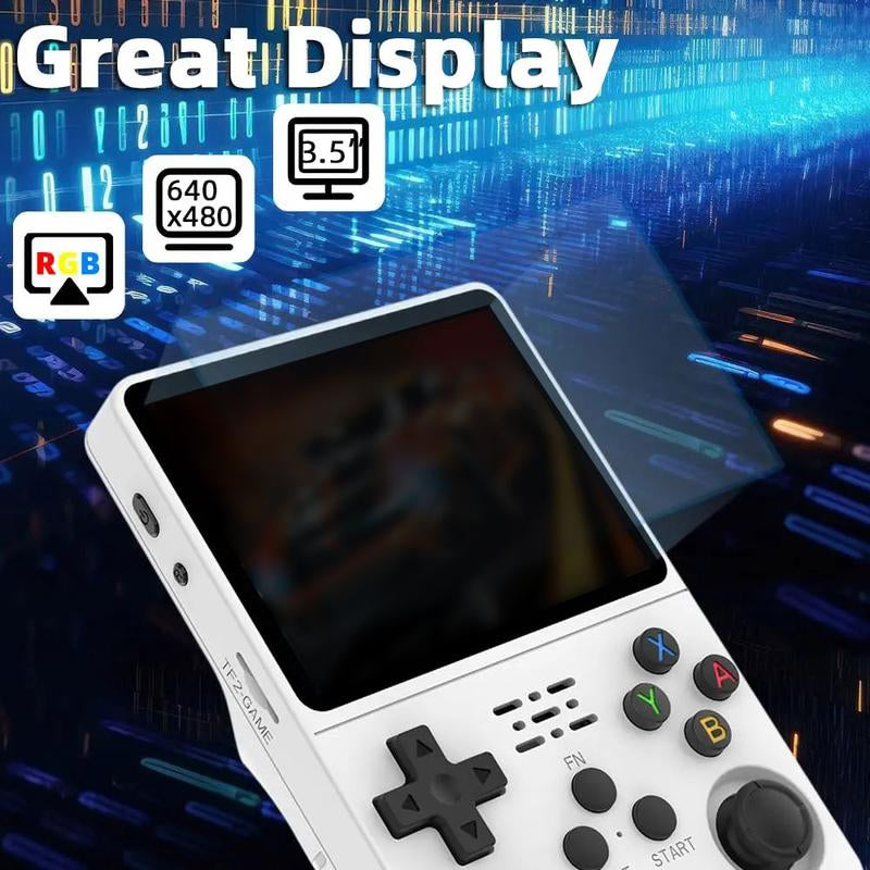 Black Friday Limited-Time Flash Saleblack Friday Limited-Time Flash Saler36S Retro Video Handheld Game Console Linux System 3.5 in IPS Screen Built in 3000Mah Battery 32G+64G TF Card Preinstalled Gamess