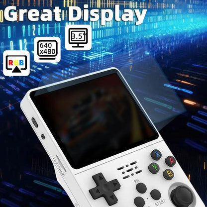 Black Friday Limited-Time Flash Saleblack Friday Limited-Time Flash Saler36S Retro Video Handheld Game Console Linux System 3.5 in IPS Screen Built in 3000Mah Battery 32G+64G TF Card Preinstalled Gamess