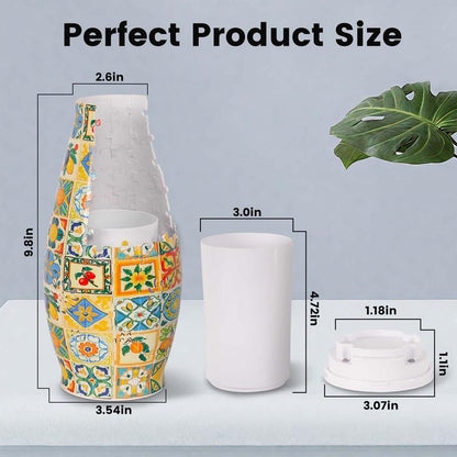 SLOOPYHLA 3D Puzzle Flower Vase – 160-Piece DIY Fun for Home & Office Decor Crafts Crafts