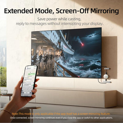 Llano T1 Wireless HDMI Transmitter Adapter, Wireless Transmitter, Streaming Media Video/Audio/File HDMI Wireless Extender from Laptop, PC, Smartphone to HDTV Projector Monitor