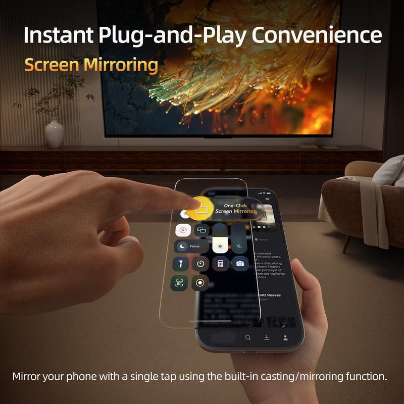 Llano T1 Wireless HDMI Transmitter Adapter, Wireless Transmitter, Streaming Media Video/Audio/File HDMI Wireless Extender from Laptop, PC, Smartphone to HDTV Projector Monitor