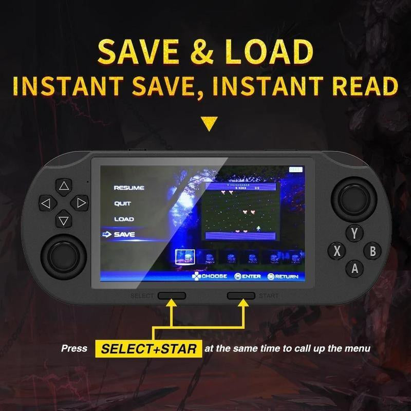 SF3000 Protable Retro Handheld Game Console - Performance Boost: over 20,000 Games Built-In, Handheld Game Console with HD 4.5-Inch IPS Screen Classic Video Games Supports TV Connection,14+ Emulators & 5-Hour Battery Life Tiktokshopblackfriday