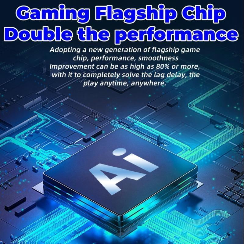 X9 Handheld Game Console, Rechargeable Portable Game Console with Built-In 10 Emulator Games, Handheld Wireless Gaming Console for Home & Travel, Protective-Yy