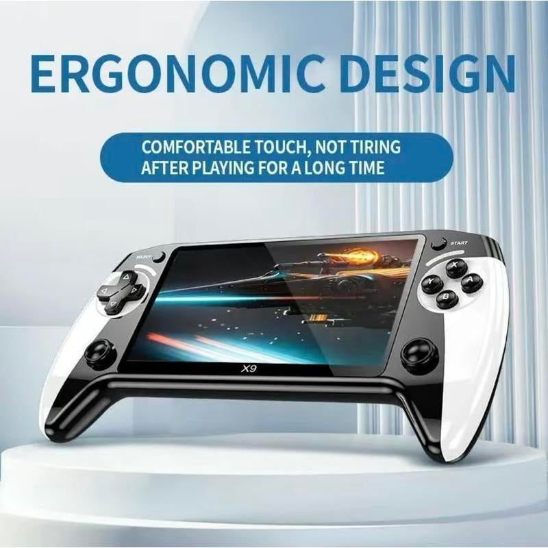 X9 Handheld Game Console, Rechargeableportable Game Console with Built-In 10 Emulatorgames,Handheld Game Console for Home &Travel,Protective,Gaming Products,Controllergrips,Durability Консоль Gameboy Overstockcollectibles Game Stick Pro