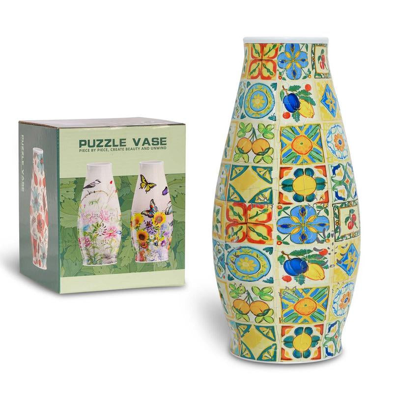 SLOOPYHLA 3D Puzzle Flower Vase – 160-Piece DIY Fun for Home & Office Decor Crafts Crafts