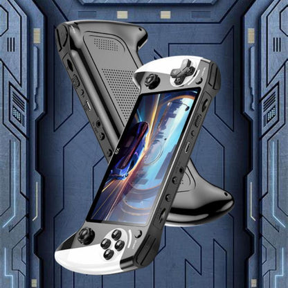 X9 Handheld Game Console, Rechargeable Portable Game Console with Built-In 10 Emulator Games, Handheld Wireless Gaming Console for Home & Travel, Protective-Yy