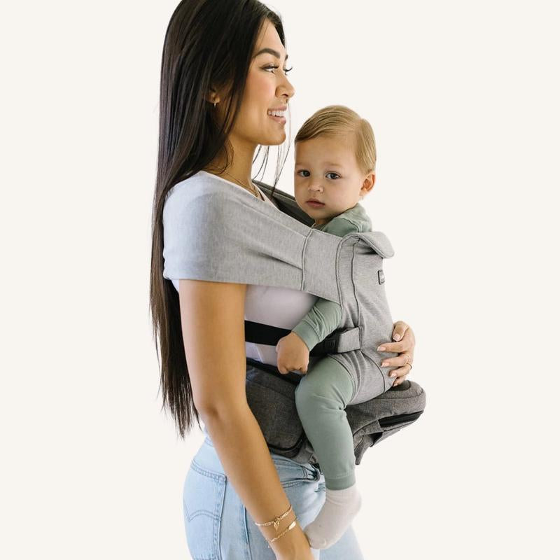 Experience Hands-Free Comfort with the Tushbaby Hip Seat Carrier for Babies and Toddlers up to 36 Months or 45 Pounds