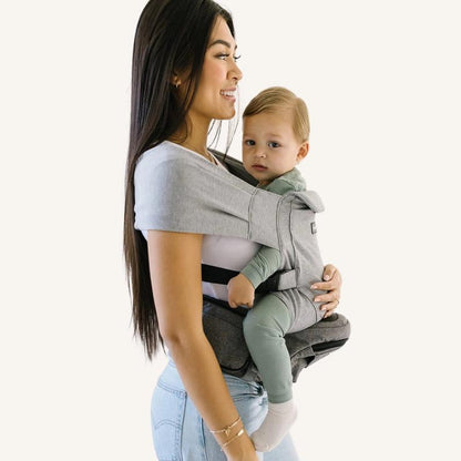 Experience Hands-Free Comfort with the Tushbaby Hip Seat Carrier for Babies and Toddlers up to 36 Months or 45 Pounds